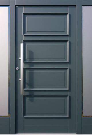 Klasyczne drewniane drzwi zewnętrzne Paxmax Top Design Classic C04