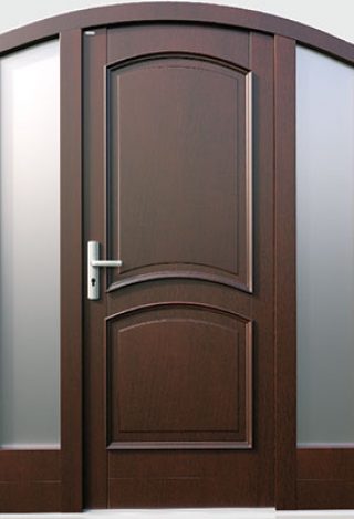 Klasyczne drewniane drzwi zewnętrzne Paxmax Top Design Classic C07