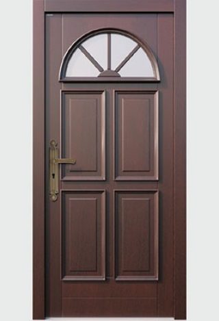 Klasyczne drewniane drzwi zewnętrzne Paxmax Top Design Classic C13