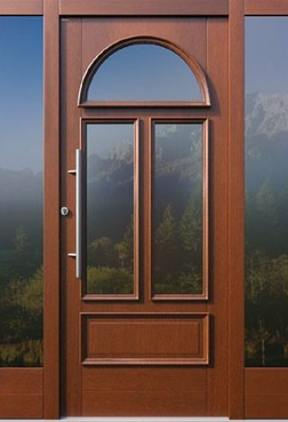 Klasyczne drewniane drzwi zewnętrzne Paxmax Top Design Classic C14