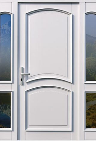 Klasyczne drewniane drzwi zewnętrzne Paxmax Top Design Classic C18