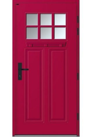 Drzwi zewnętrzne dębowe Parmax Projekt Ral Design Model Basic Klasyczny H