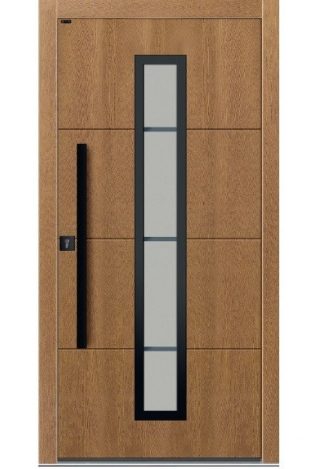 Drzwi zewnętrzne dębowe Parmax Projekt Ral Design Model Basic 03B