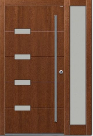 Drzwi zewnętrzne dębowe Parmax Projekt Ral Design Model Basic 08