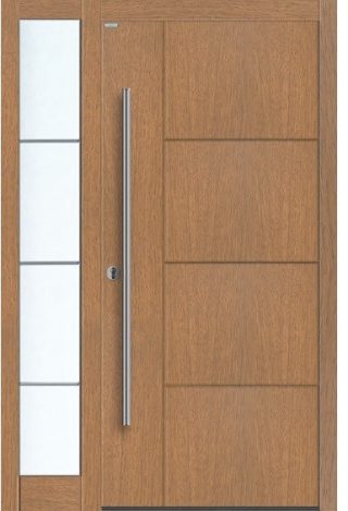 Drzwi zewnętrzne dębowe Parmax Projekt Ral Design Model Basic 16B