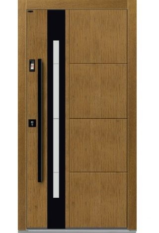 Drzwi zewnętrzne dębowe Parmax Projekt Ral Design Model Basic 17
