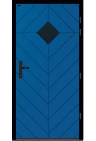 Drzwi zewnętrzne dębowe Parmax Projekt Ral Design Model Basic 18