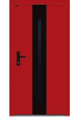 Drzwi zewnętrzne dębowe Parmax Projekt Ral Design Model Basic Glaas B