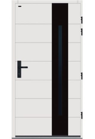 Drzwi zewnętrzne dębowe Parmax Projekt Ral Design Model Basic Glaas C
