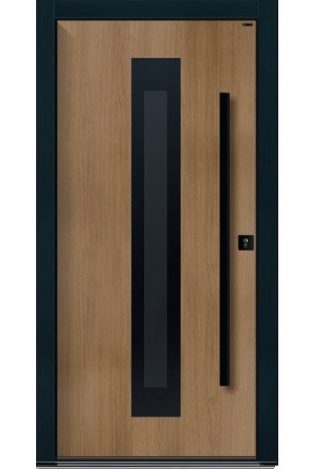 Drzwi zewnętrzne dębowe Parmax Projekt Ral Design Model Basic Glaas E